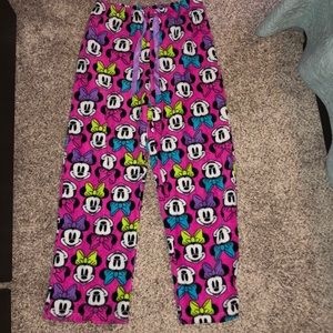 Fuzzy pajama pants
